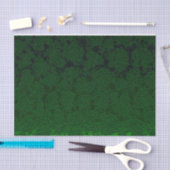 Hunter Green Elegant Succulent Pattern Decoupage Tissuepapier (Craft)