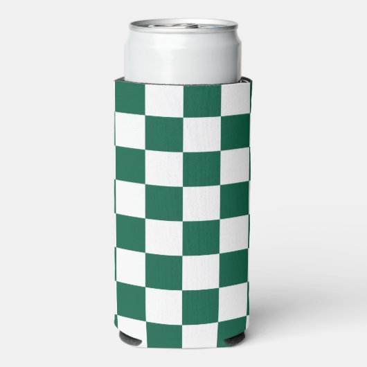 Hunter Green en White geruit (Seltzer Achterkant)