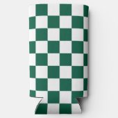 Hunter Green en White geruit (Achterkant)