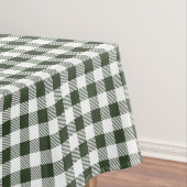 Hunter Green en White Plays Design Tafelkleed (Voorbeeld)