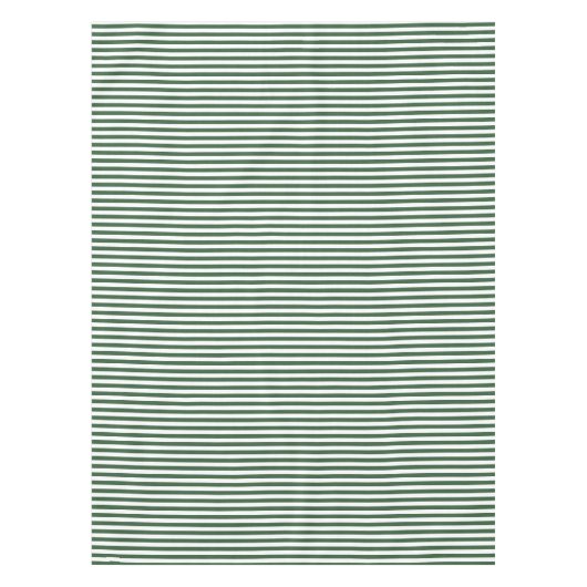 Hunter Green en White Stripe Tafelkleed (Voorkant)