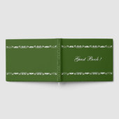 Hunter Green et White Design Livre d'or (Complet)