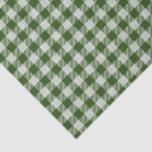 Hunter Green Gingham Pset Tissue Paper Tissuepapier (Detail)
