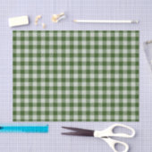 Hunter Green Gingham Pset Tissue Paper Tissuepapier (Craft)