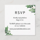 Hunter Green Holly Informatiekaartje (Voorkant)