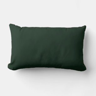 Hunter Green Lumbar Pillow Kussen