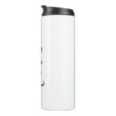 Hunter Green Naam Handgeschreven Script Custom Thermosbeker (Geroteerd rechts)