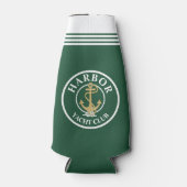Hunter Green Nautical Bottle Cooler (Voorkant)
