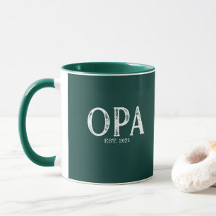 Hunter Green Opa Oprichtingsjaar Mok