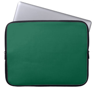 Hunter Green Solid Color-laptophoes Laptop Sleeve
