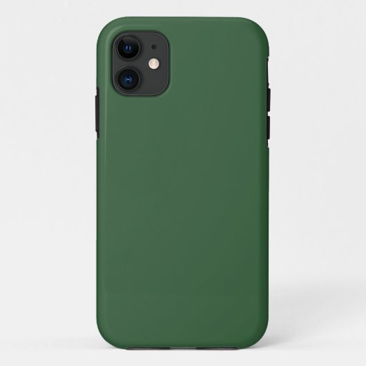 Hunter Green Tough iPhone 11 Coque (Dos)