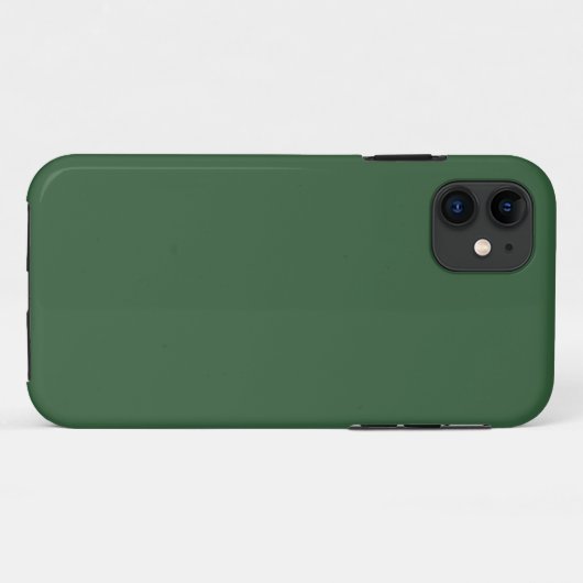 Hunter Green Tough iPhone 11 Coque (Dos (Horizontal))