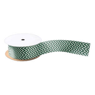 Hunter Groen Moderne Chevron Strepen Lint