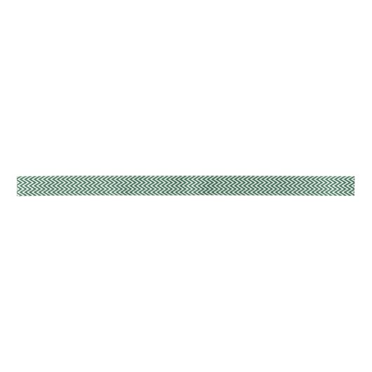 Hunter Groen Moderne Chevron Strepen Lint (Voorkant)