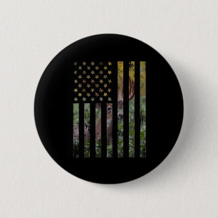 Hunter Hunting Hunt Herten Hunting Buck Elk Amerik Ronde Button 5,7 Cm