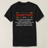 Hunter Huntsman, Hunter Definition T-shirt (Design voorkant)