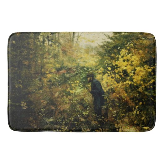 Hunter in the Forest (door H.A. Brendekilde) Badmat (Voorkant)
