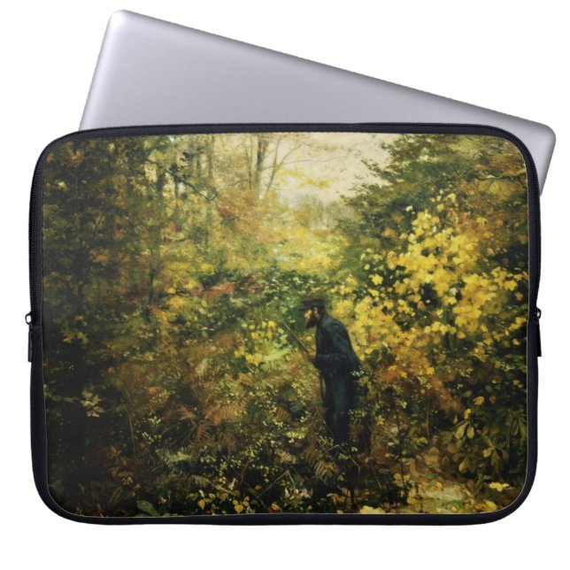 Hunter in the Forest (door H.A. Brendekilde) Laptop Sleeve (Voorkant)