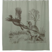 Hunter (jacht met SAP) Douchegordijn (Voorkant)