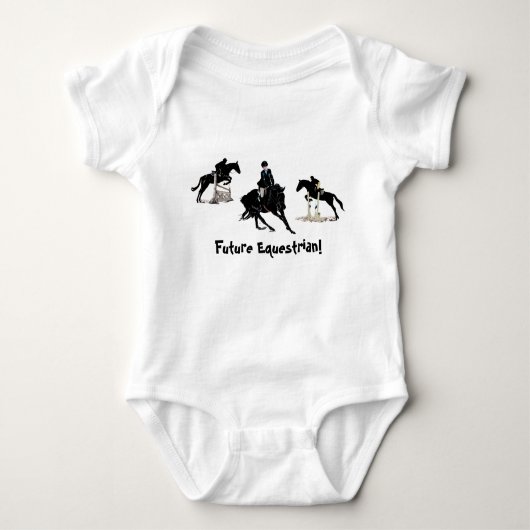 Hunter Jumper Equestrian Horse Romper (Voorkant)