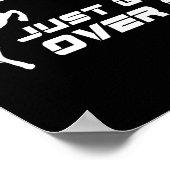 Hunter Jumper Girl Horseback Riding Poster (Hoek)