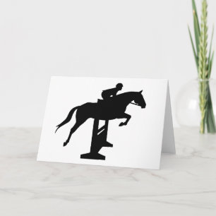 Hunter Jumper Horse & Rider Kaart