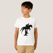 Hunter Jumper Horse & Rider T-shirt (Voorkant volledig)