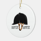Hunter Jumper Keramisch Ornament (Links)