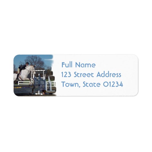 Hunter Jumper Mailing Label (Voorkant)