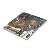 Hunter Jumper Tegeltje (Zijkant)