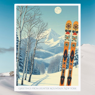 Hunter Mountain vacances ski New York Carte postal