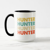 Hunter Naam Shirten & Geschenken Hunter Naam Mok (Links)