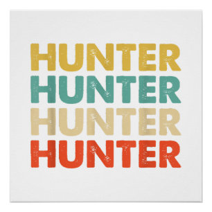 Hunter Naam Shirten & Geschenken Hunter Naam Perfect Poster