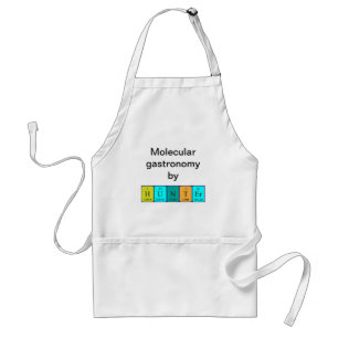Hunter periodieke table name apron standaard schort