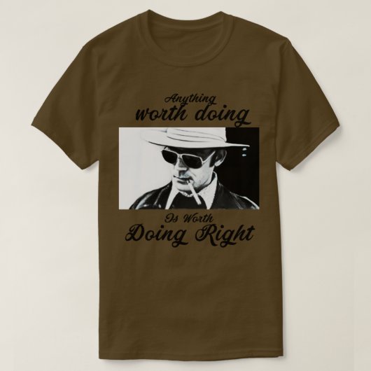 Hunter S Thompson T-shirt (Design voorkant)