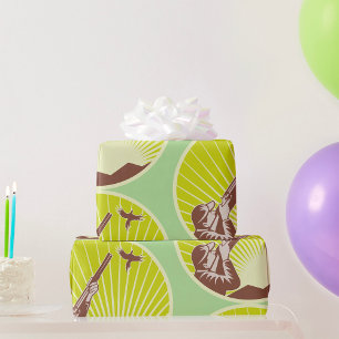 Hunter Shooting A Goose Cadeaupapier