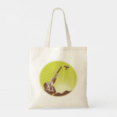 Hunter Shooting A Goose Canvas tas (Achterkant)