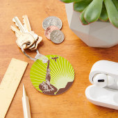 Hunter Shooting A Goose Sleutelhanger