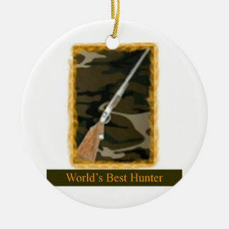 Hunter-sierbloem Keramisch Ornament
