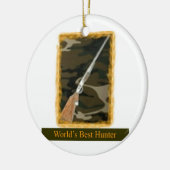 Hunter-sierbloem Keramisch Ornament (Links)