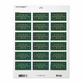 Hunter Tartan Label (Full Sheet)