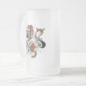 Hunter Tartan Lion Matglas Bierpul (Voorkant links)