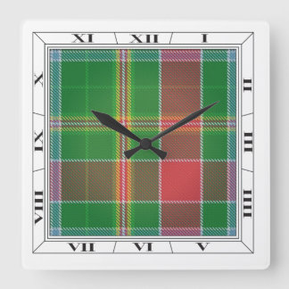 Hunter Tartan Wall klok