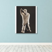 Hunter, van Cape Dorset Canvas Afdruk (Insitu (Houten vloer))