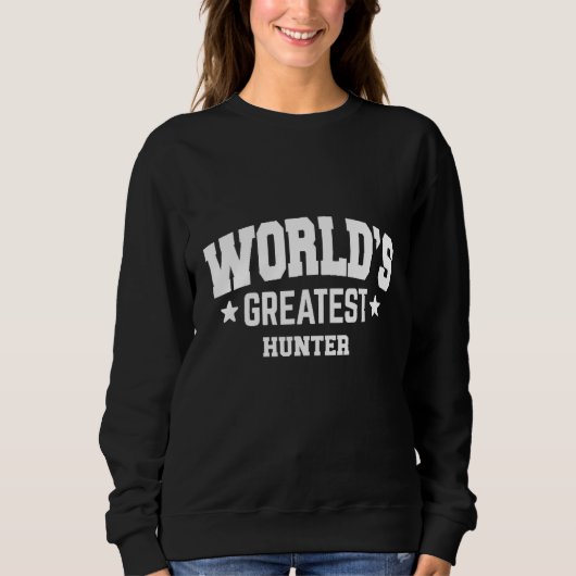 Hunter World's Grootste 2e Décor Thema Trui (Voorkant)
