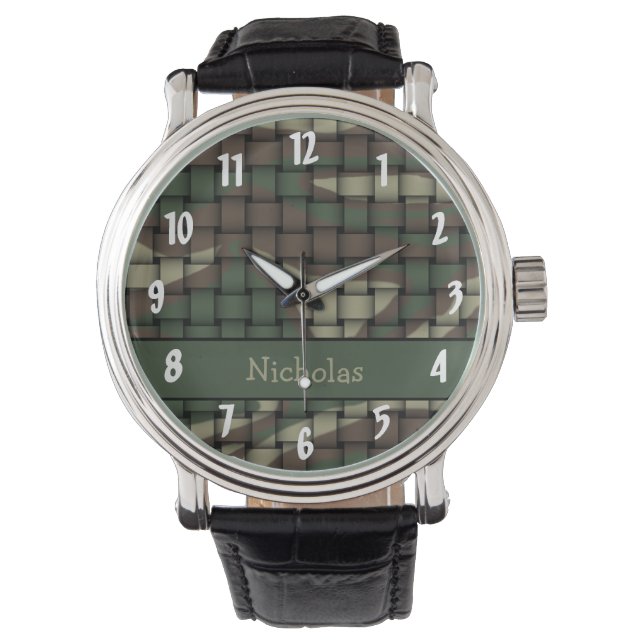 Hunter's Camouflage Horloge (Voorkant)