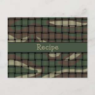 Hunter's Camouflage Recipe Briefkaart