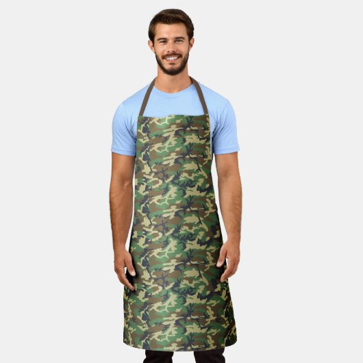 Hunter's Field Dress Camo Long Apron Schort (Gedragen)