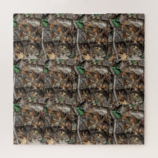 Hunters Forest Tree Camo #1 Puzzle Legpuzzel (Horizontaal)