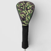 Hunters Green Camo Pattern Golfheadcover (Voorkant)